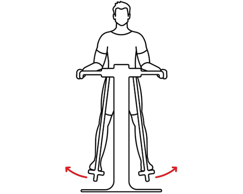 Уличный тренажер Двойной шпагат УТ-02/02