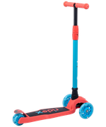 Самокат детский 3-х колесный RIDEX Chip, 120/80 мм, голубой/коралловый