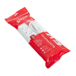 Удлинитель с сетевым фильтром 6х5м с заземл. 10А IP20 Блокбастер 2.2кВт ПВС 3х0.75 с выкл. PROxima EKF UFP10-375-6-05