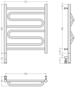 Сунержа Элегия 3.0 600х500 МЭМ левый