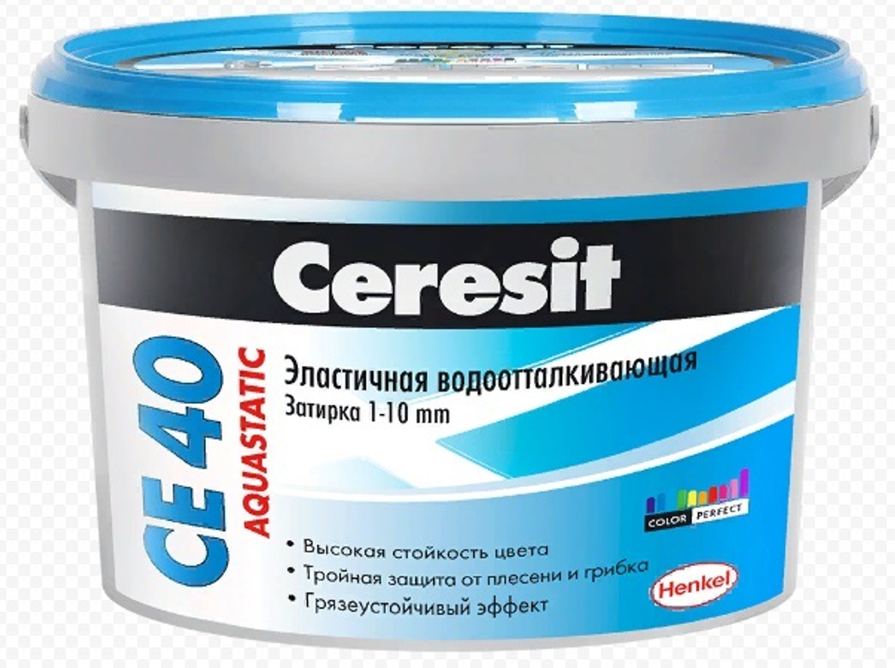 Затирка СЕ 40 серебристо-серый 2 кг Ceresit