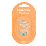Набор из 2-х металлических булавок pinaholic asian food