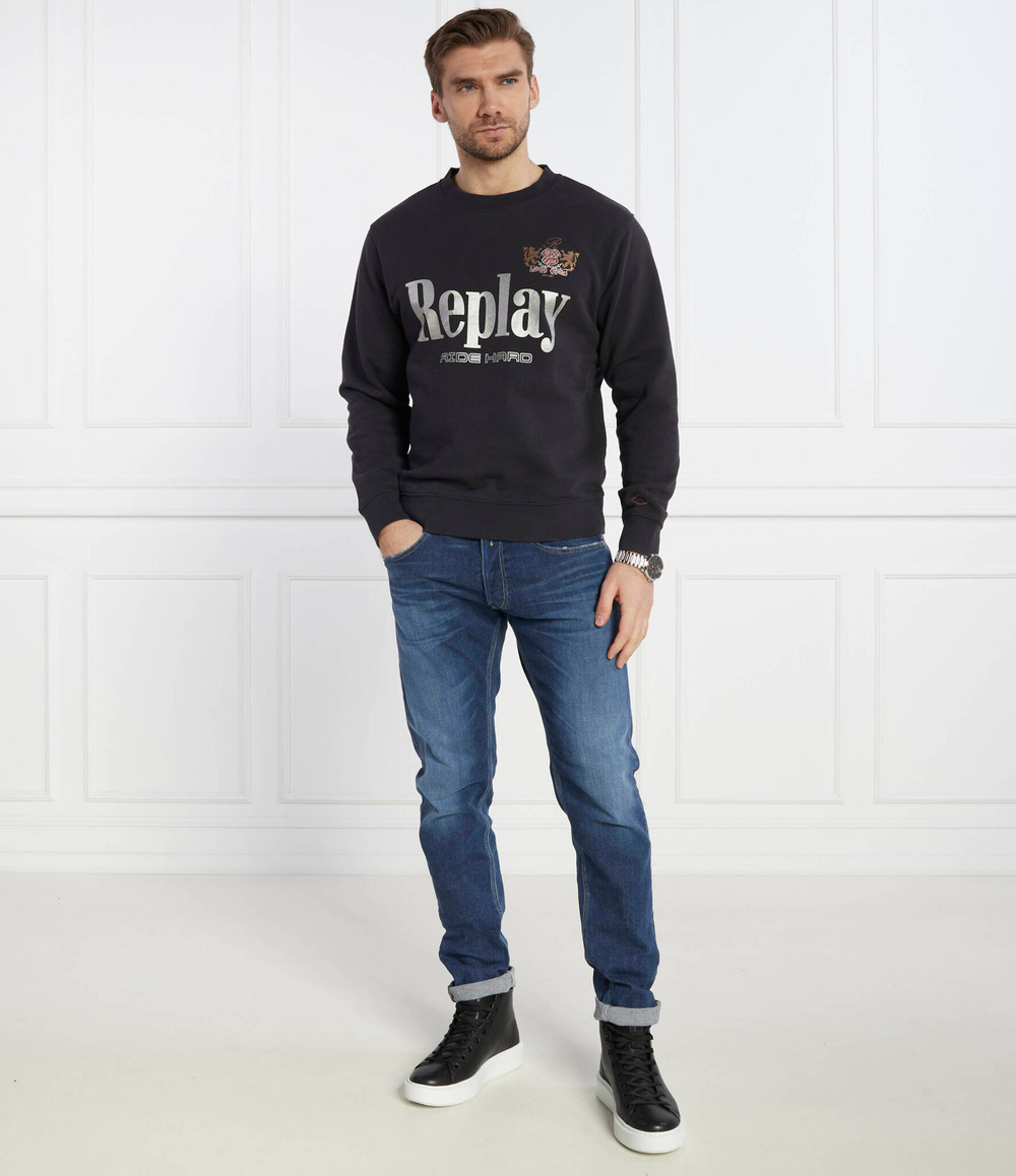 Худи Replay - графитовый (M6823 .000.23650PW)