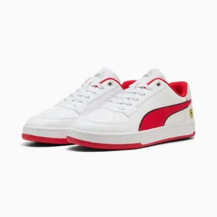 PUMA X SCUDERIA FERRARI КРОССОВКИ УНИСЕКС CAVEN 2.0, БЕЛЫЙ