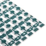 Коврик в ванну 70х40"Эстро» зеленый