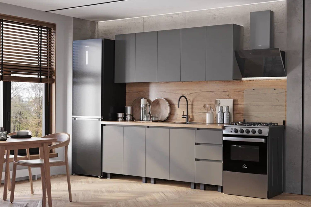 Готовая кухня Честер 2,0м, Графит