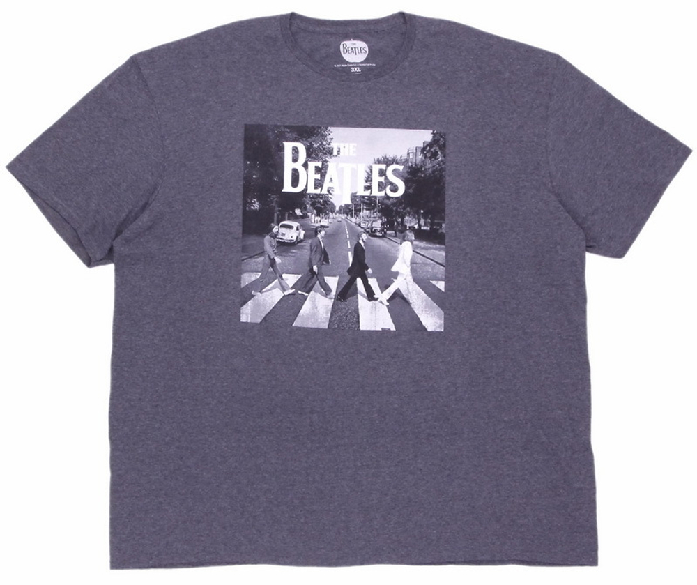 Футболка The Beatles Abbey Road серая (720)