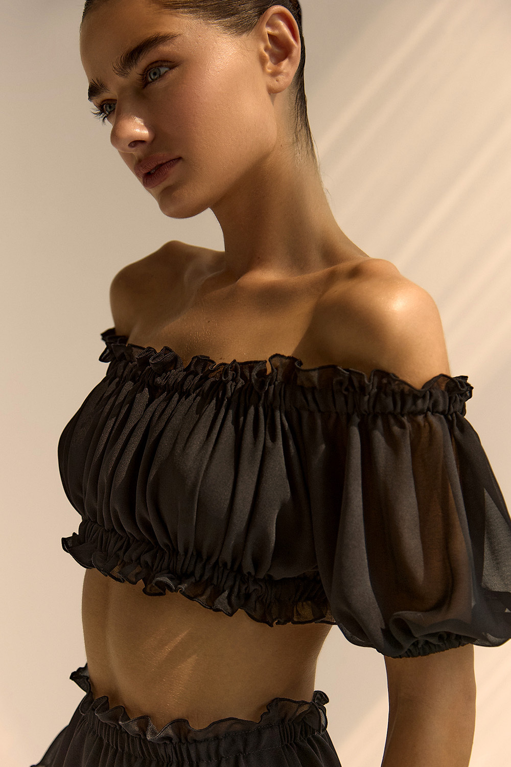 Топ с коротким рукавом BAHAMAS Чёрный