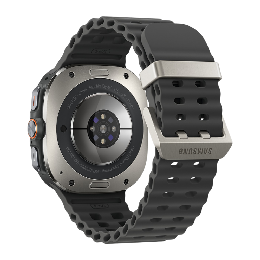 Умные часы Samsung Galaxy Watch Ultra, 47 мм, титан, ремешок Marine (2025) Доступность некоторых функций зависит от используемого смартфона, региона устройства и страны использования