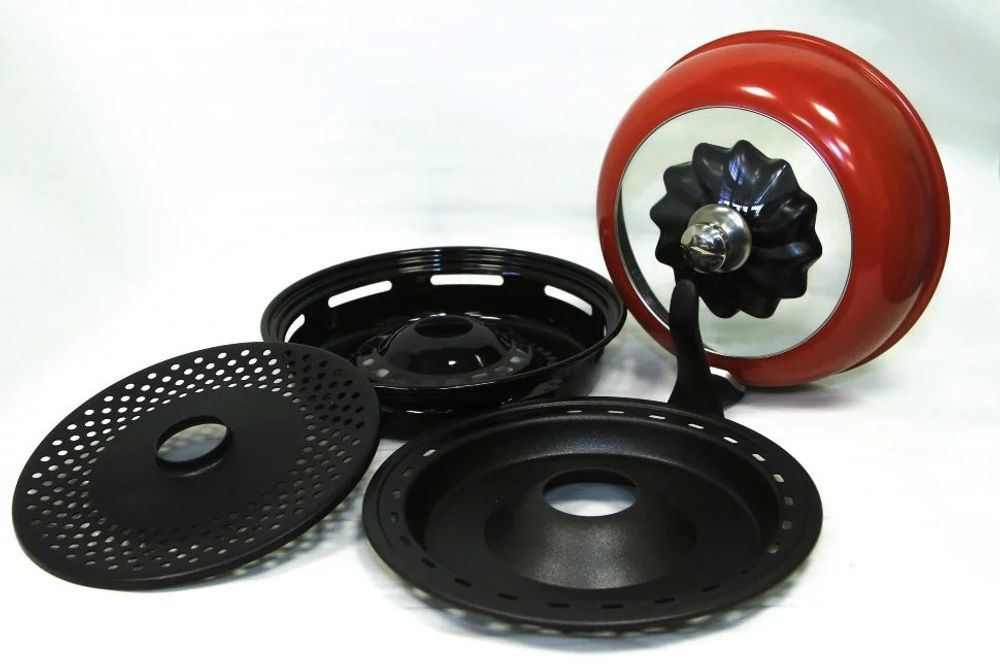 Сковорода гриль газ D512 ( из черных металлов эмалированные 7323940000)