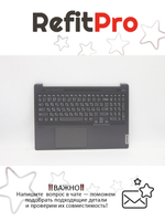 Верхняя панель с клавиатурой (топкейс) для ноутбука Lenovo ideapad 5 Pro-16IHU6 82L9 раскладка - русская, с подсветкой, черный (5CB1C87499), оригинал