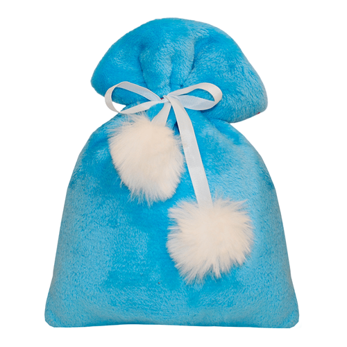 БУМБОНЧИКИ 800г ГОЛУБОЙ МЕШОЧЕК ИЗ МЕХА