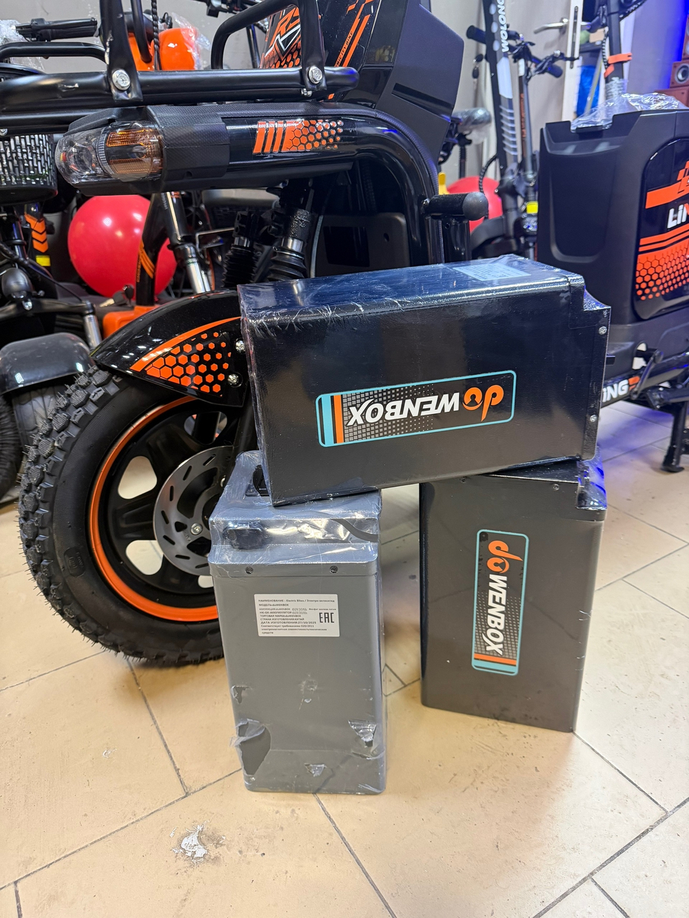 Аккумулятор Wenbox 60v 30ah (LiFePO4)
