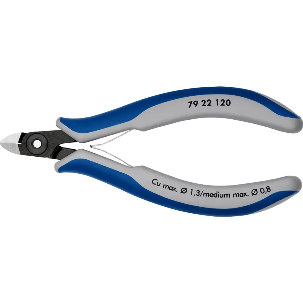 Прецизионные кусачки боковые для электроники чернёные 120 мм Knipex 79 22 120