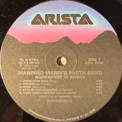 Виниловая пластинка Manfred Mann's Earth Band ‎– Somewhere In Afrika LP