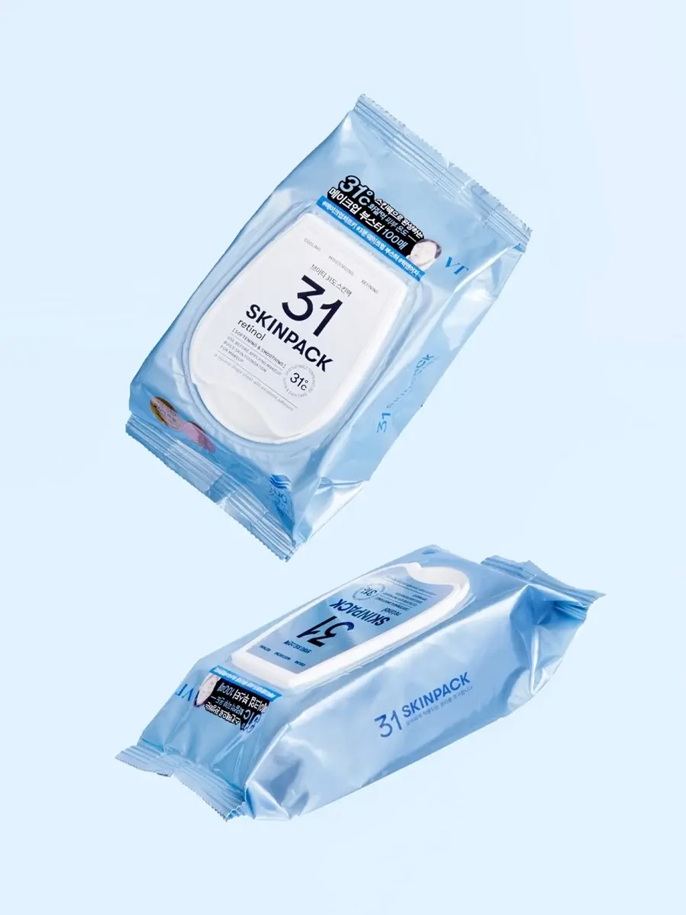 VT Cosmetics Обновляющие тонер-пэды с ретинолом для подготовки кожи к макияжу 31 Smooth Skin Pack 100 шт