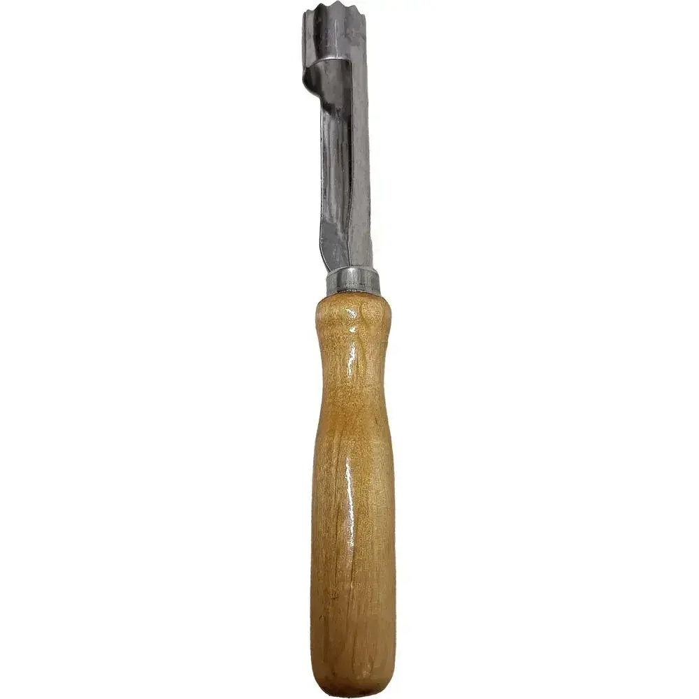 Нож для удаления сердцевины яблока с лакированной деревянной ручкой, нерж.сталь