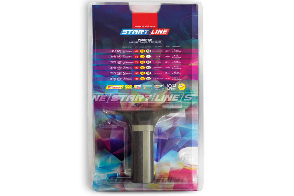 Теннисная ракетка Start line Level 600 New (прямая) 12705