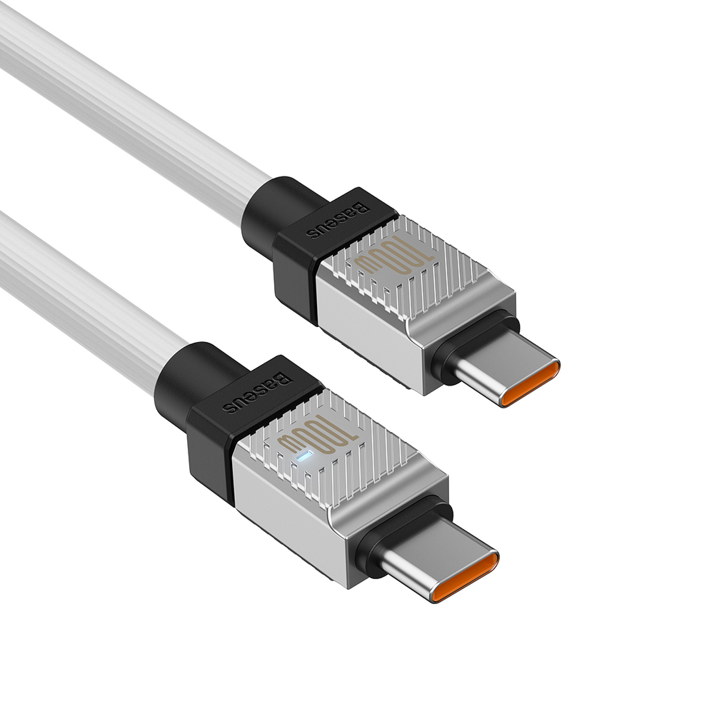 USB-C Кабель Baseus CoolPlay Charging+Data 100W 1m - White