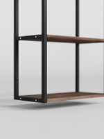 Полка настенная высокая лофт LINEA MAXI