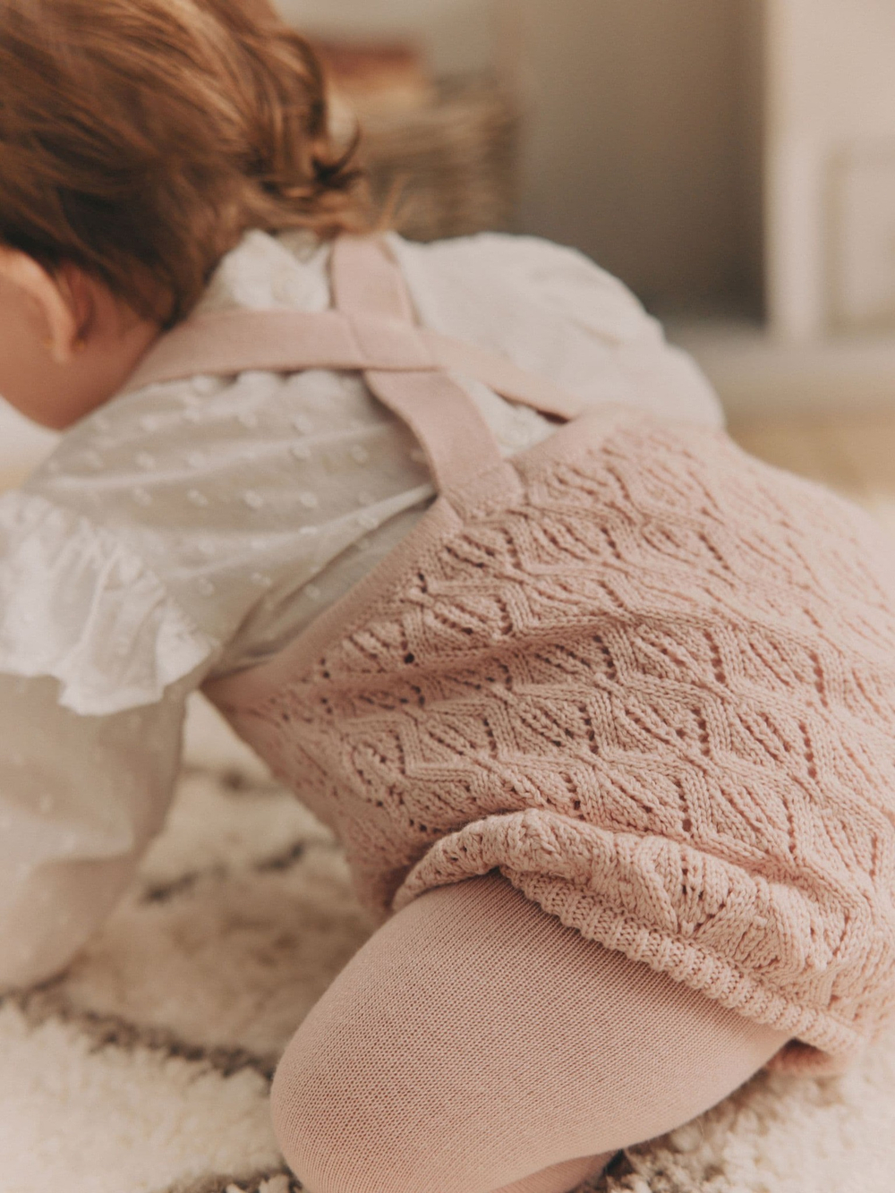 Комплект из трех предметов для девочки Next B57-266, Белый, Светло-розовый