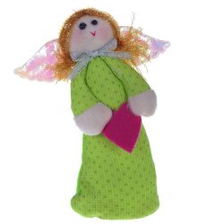GAEM Игрушка набивная "Девочка-Ангел", L10 W6 H21 см, 3в.