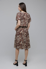 Платье цвет коричневый размер 50