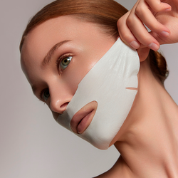 Phymongshe Маска-скульптор для контурной подтяжки лица Caviar Infused Rose Lifting Mask (5 масок)