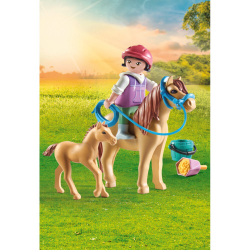 Playmobil - Лошади водопада Ребенок с пони и жеребенком 71498 / артикул   71498  / GTIN 4008789714985