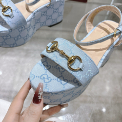 Gucci Horsebit Flatform Sandal