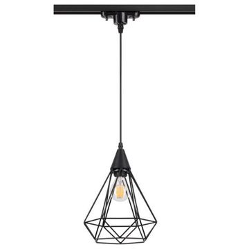 370421 PORT NT19 294 черный Светильник трековый однофазный трехжильный IP20 E27 50W 220V ZELLE