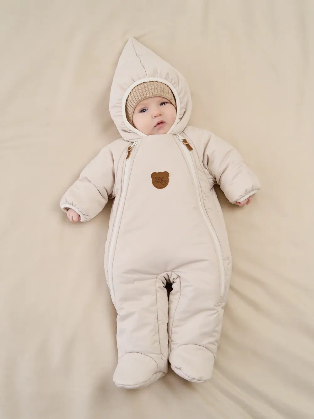 Комбинезон демисезонный с закрытой ножкой "Тофу" 0+