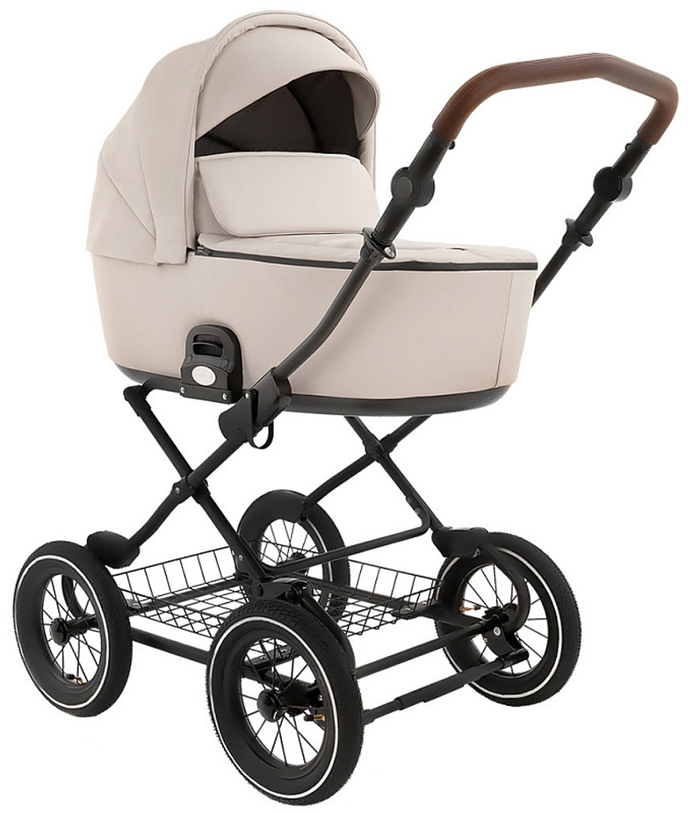 Детская коляска Roan Bass Next Classic Кожа d12 2 в 1 RCL301/1 Island Stone
