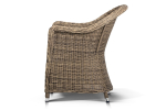 «Равенна» плетеное кресло из искусственного ротанга, цвет соломенный