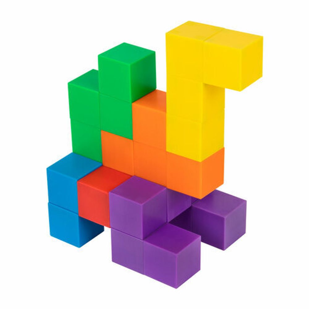 Магнитный конструктор MAGNETIC CUBES "КУБИЧЕСКИЙ", 48 магнитных кубиков, BRAUBERG KIDS, 665723