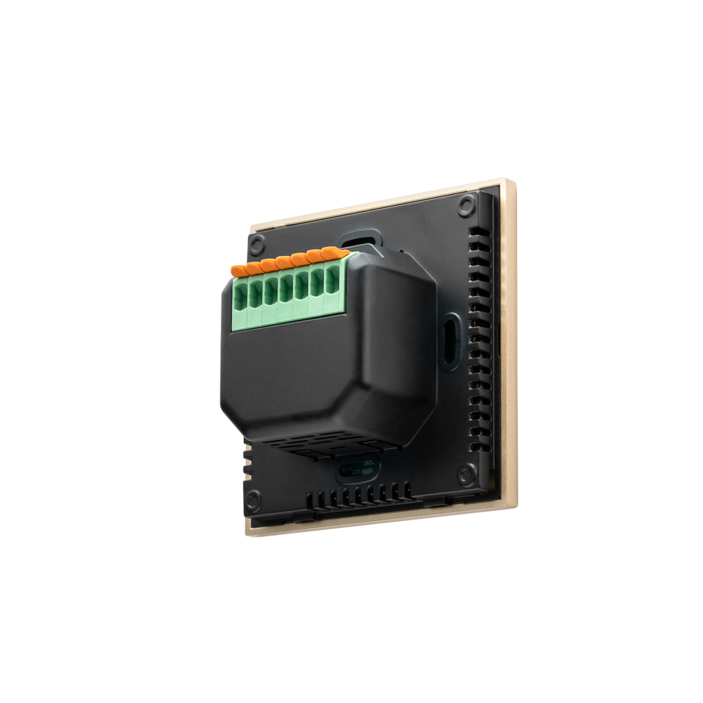 Терморегулятор электронный Теплолюкс Solus Zen Wi-Fi черный/золото