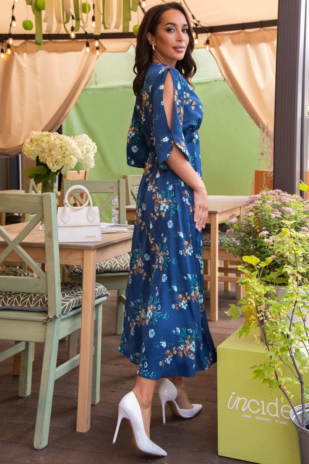 Платье Летнее вдохновение (джинс) П14145-1М LT Collection