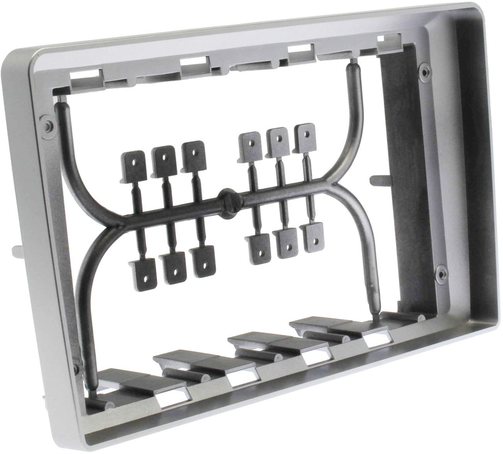 Магнитола для VW Passat B5 Golf 4 Polo 4 Bora A4 Jetta A4 Skoda Octavia A4 Fabia 1 - FarCar BX9-360-9698 монитор 9.5" 2K QLED на Android 13, 6Гб+128Гб, CarPlay, 4G SIM-слот, 4 камеры в комплекте