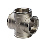 Крестовина STOUT SFT 0031 - 2" (для стальных труб, латунь никелированная)