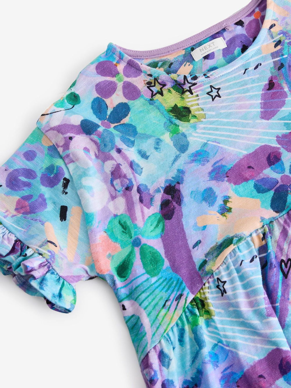 Платье для девочки Next E57-228, Голубой