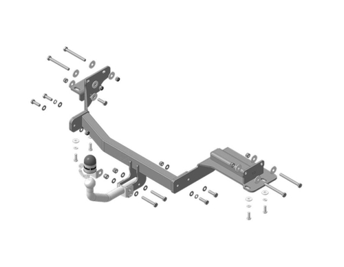 Фаркоп Motodor для Hyundai Palisade с 2020 г (оцинк. Шар)(паспорт и сертификат в комплекте)(без электрики) 90914-A