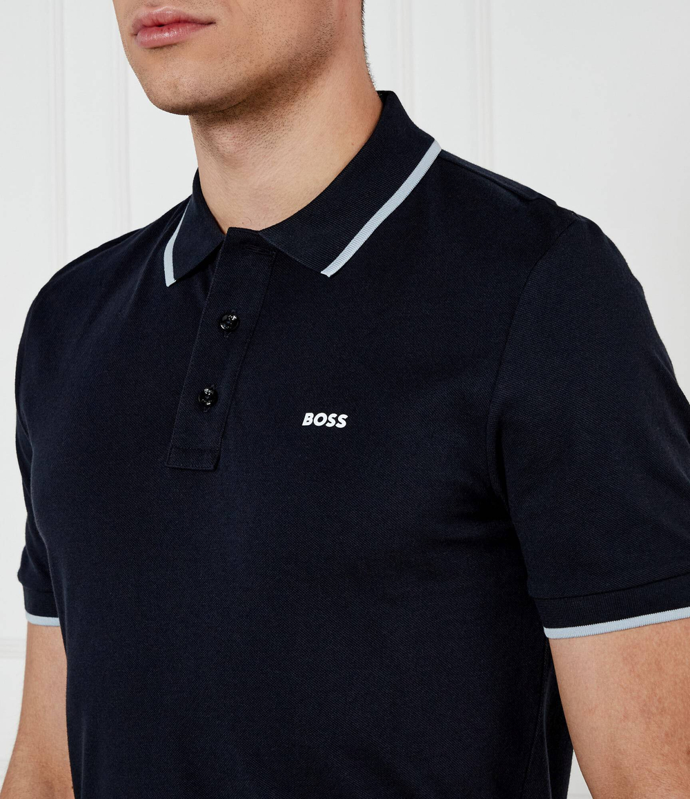 Поло Parlay BOSS BLACK - темно-синий(50494697)