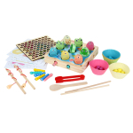 Развивающая игрушка деревянная Рыбалка 9 эл, коробка C-41675