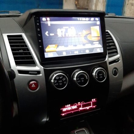 Магнитола для Mitsubishi L200, Pajero Sport 2006-2016 - FarCar BM094M на Android 13, QLED, TS10, 4Гб+32Гб, CarPlay, 4G SIM-слот