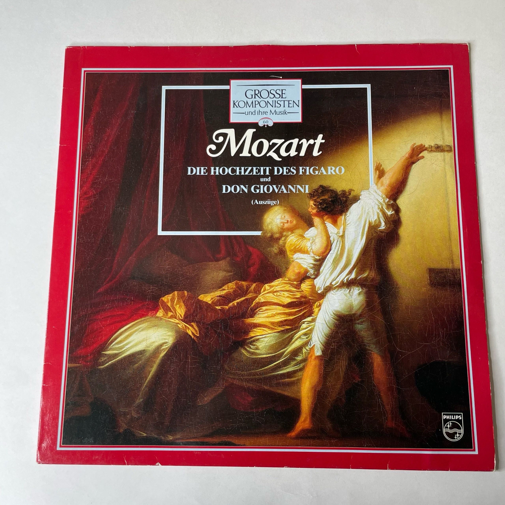 Винтажная виниловая пластинка LP Mozart Моцарт, Die Hochzeit Des Figaro Und Don Giovanni (Auszuge) Свадьба Фигаро и Дон Жуан (Нидерланды 1977)