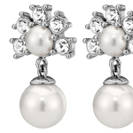 Серьги Dyrberg Kern VERONICA SS CRYSTAL /WHITE PEARL 450108