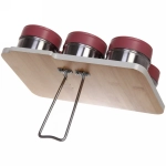 Набор емкостей для специй «O'lala» 6шт на подставке 23*16.5см