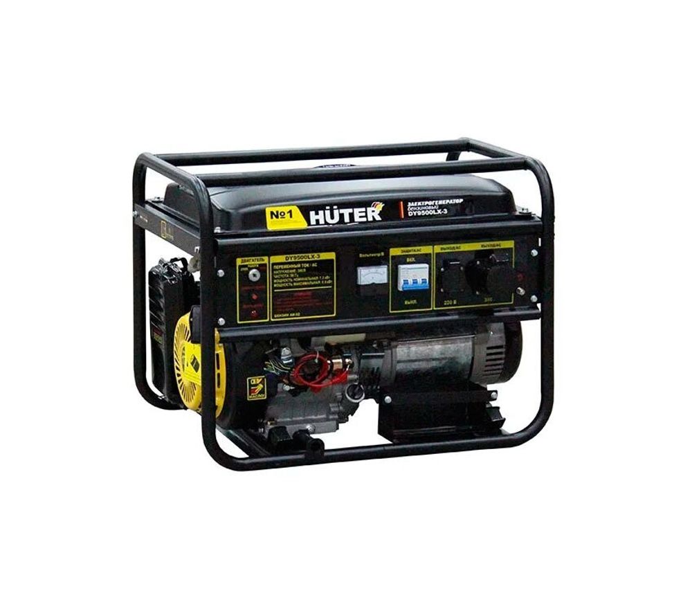 Бензиновый генератор Huter DY9500LX-3