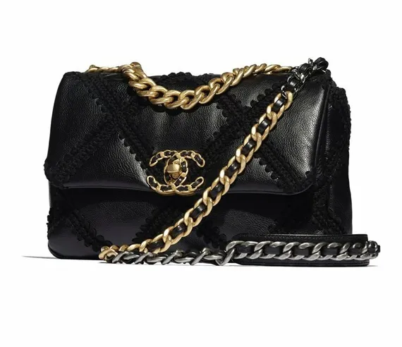 Сумка-конверт Chanel 19 черный