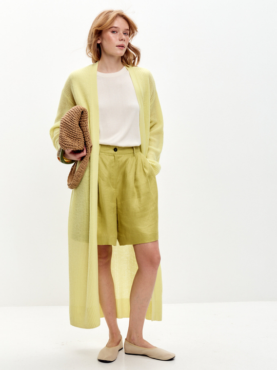 Льняные шорты